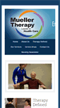 Mobile Screenshot of muellertherapy.com